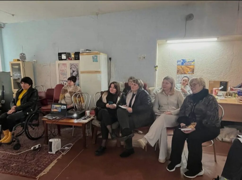 Колеги, завідуючі відділеннями Житомирського міського територіального центру соціального обслуговування.