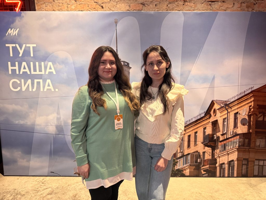 Комунікаційна менеджерка організації Кучеренко Богдана та голова організації Анна Шафранова